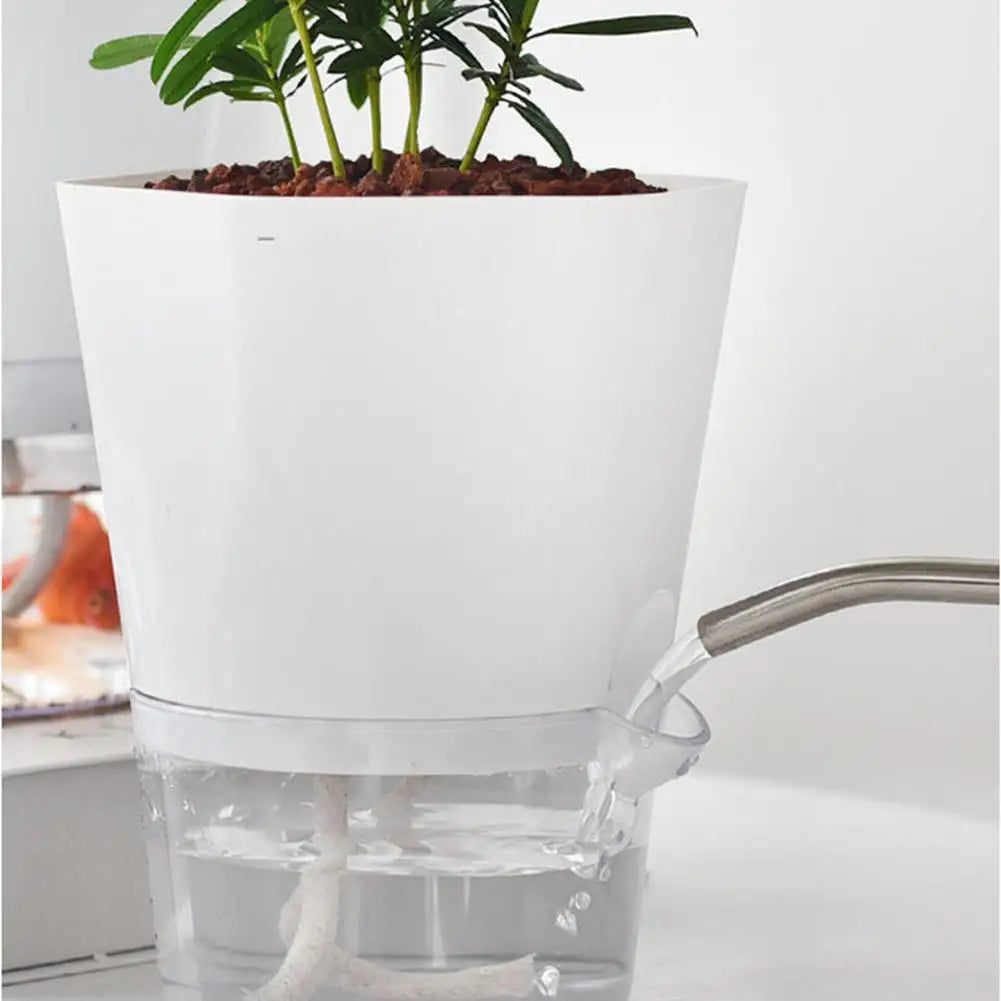 Innovative Lazy Flower Pot Automatic Water-Absorbing Flowerpot
