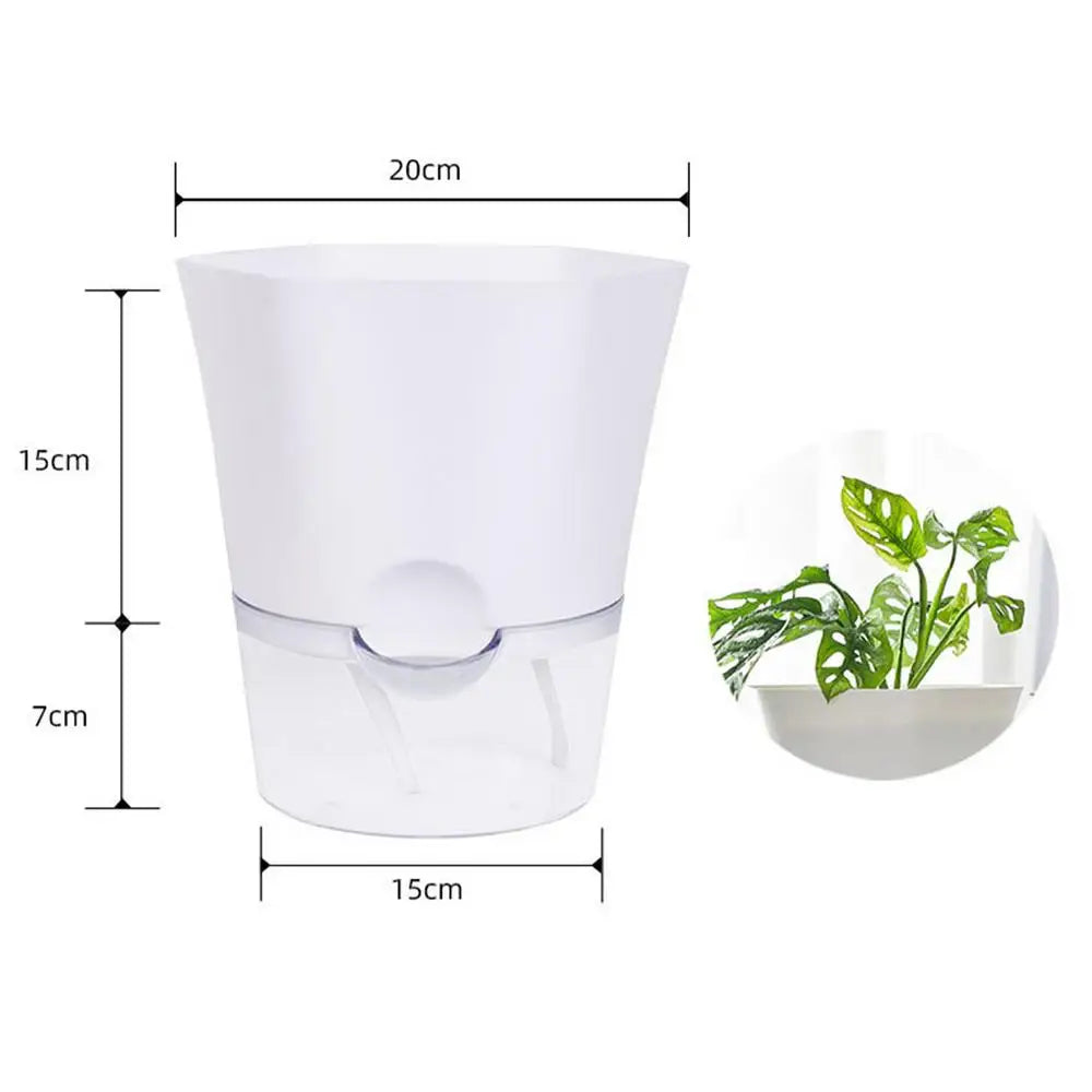 Innovative Lazy Flower Pot Automatic Water-Absorbing Flowerpot