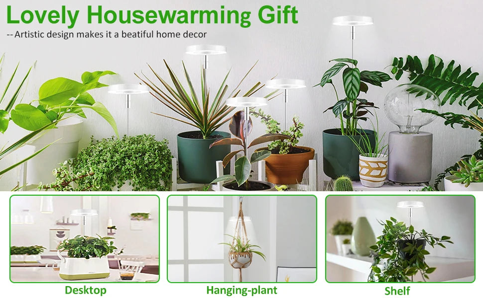 Grow Light, Full Spectrum LED Plant Light for Indoor Plants