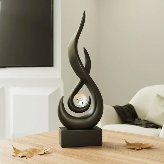 Creative Living Room Decoration Abstract Sculpture Ceramic Statue
