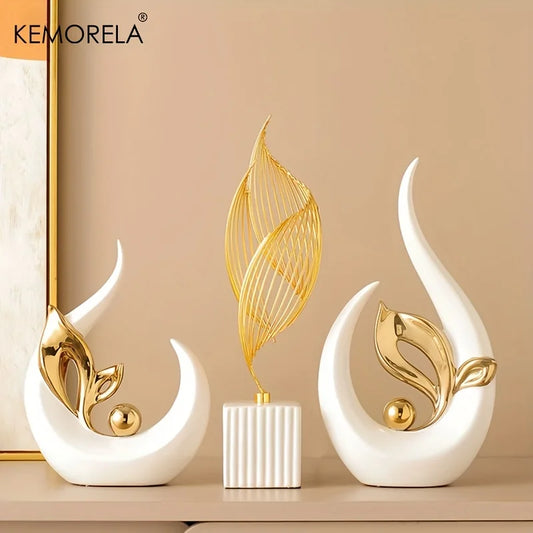 Ceramic Statue Nordic Creative Light Luxury Decoration Sculpture