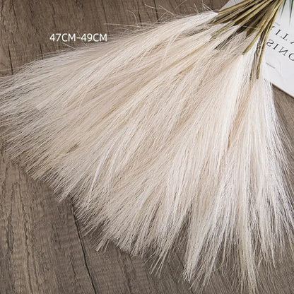 10pcs Artificial Reed Wind Bouquet Imitation Flowers Bohemian