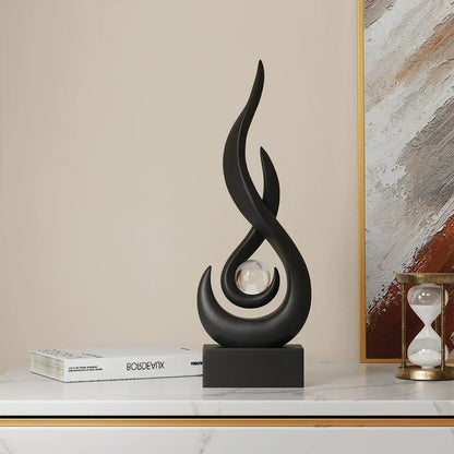 Creative Living Room Decoration Abstract Sculpture Ceramic Statue