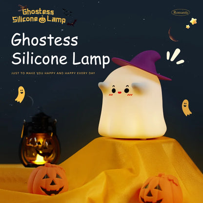Led Night Light Silicone Lamp Mushroom Pumpkin Ghost