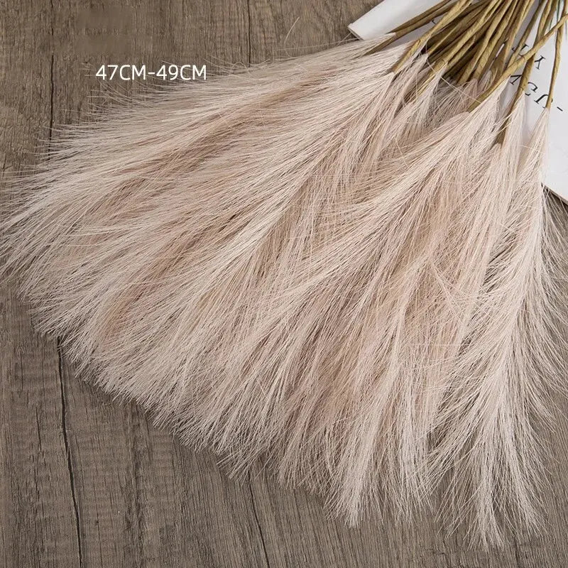 10pcs Artificial Reed Wind Bouquet Imitation Flowers Bohemian