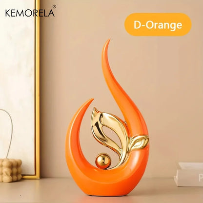 Ceramic Statue Nordic Creative Light Luxury Decoration Sculpture