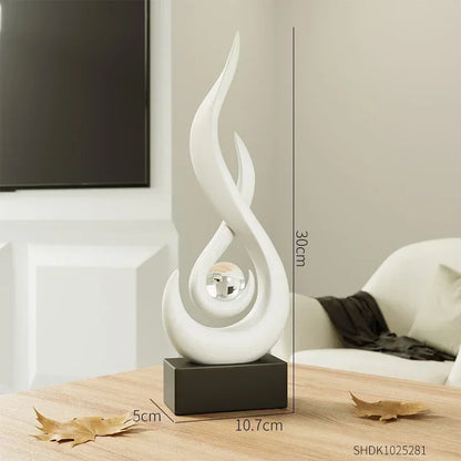 Creative Living Room Decoration Abstract Sculpture Ceramic Statue