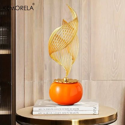 Ceramic Statue Nordic Creative Light Luxury Decoration Sculpture