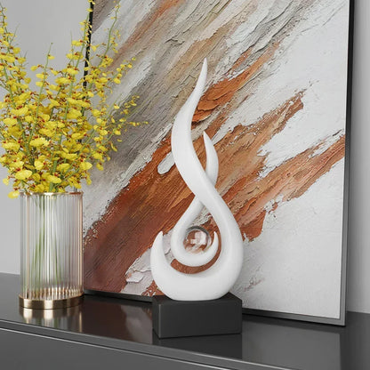 Creative Living Room Decoration Abstract Sculpture Ceramic Statue