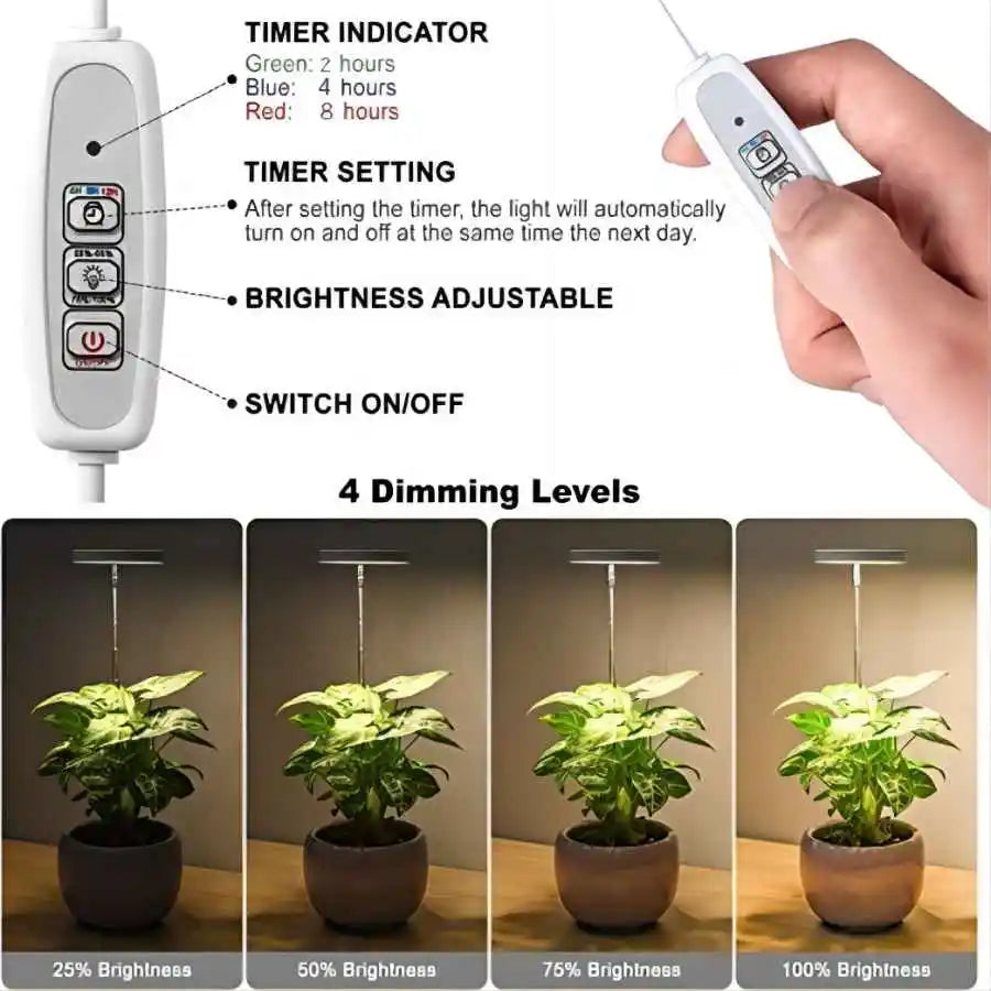 Grow Light, Full Spectrum LED Plant Light for Indoor Plants