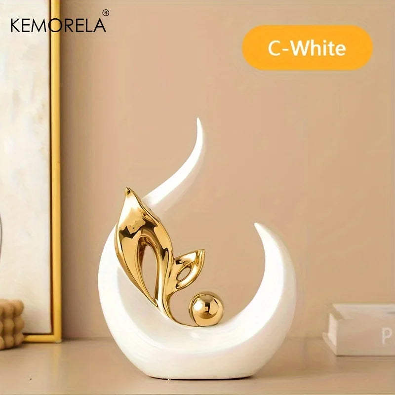 Ceramic Statue Nordic Creative Light Luxury Decoration Sculpture