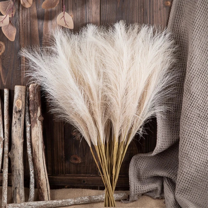 10pcs Artificial Reed Wind Bouquet Imitation Flowers Bohemian