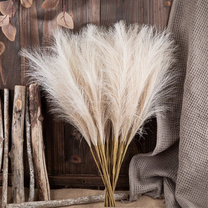 10pcs Artificial Reed Wind Bouquet Imitation Flowers Bohemian