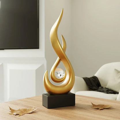 Creative Living Room Decoration Abstract Sculpture Ceramic Statue