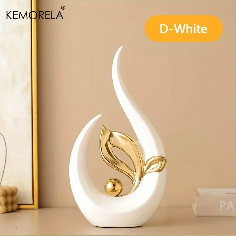 Ceramic Statue Nordic Creative Light Luxury Decoration Sculpture
