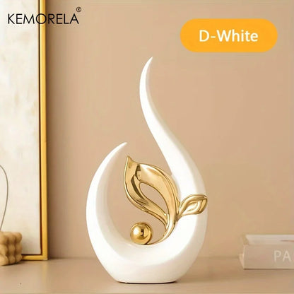 Ceramic Statue Nordic Creative Light Luxury Decoration Sculpture